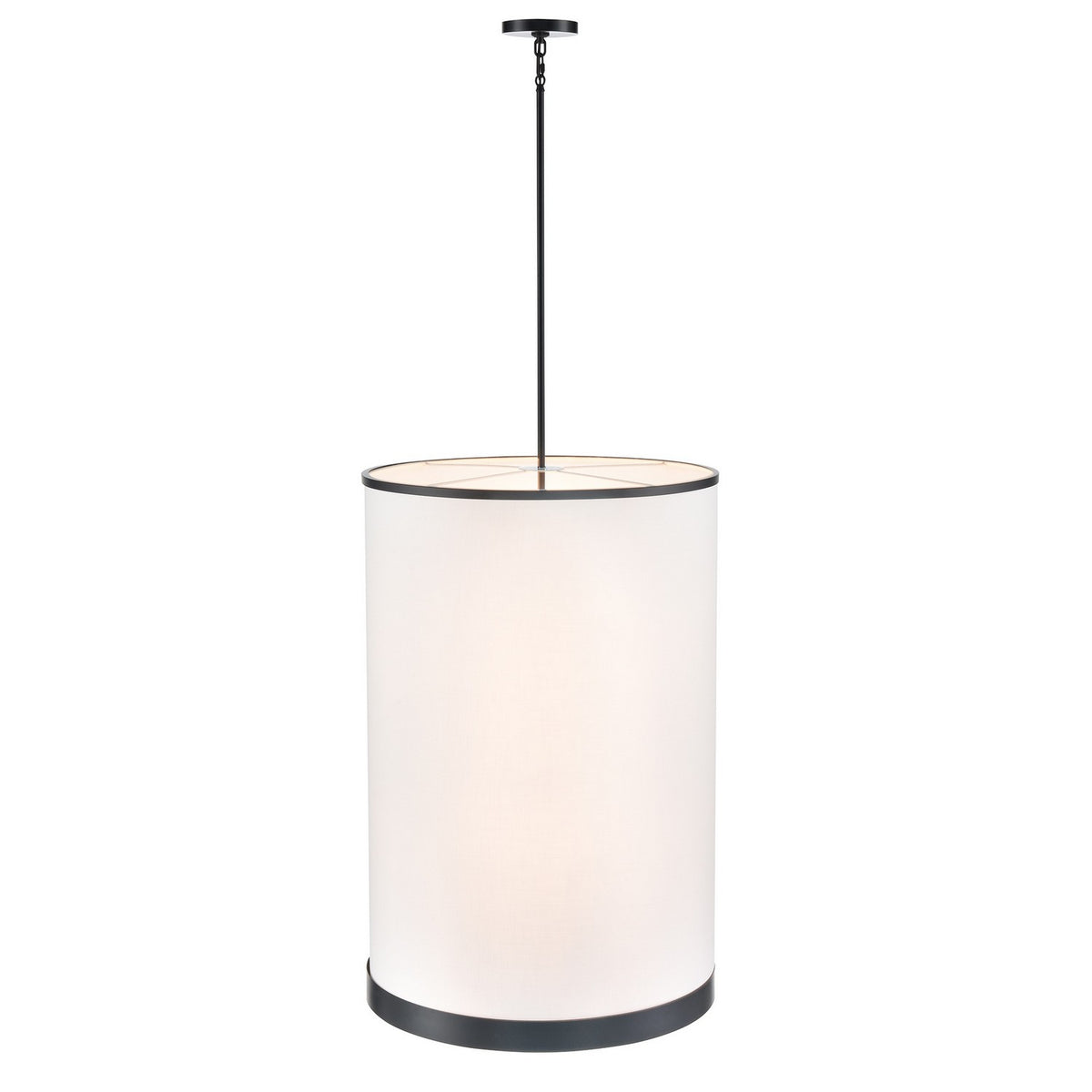 Artcraft - AC12166BK - Eight Light Chandelier - High Street - Black
