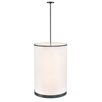 Artcraft - AC12166BK - Eight Light Chandelier - High Street - Black