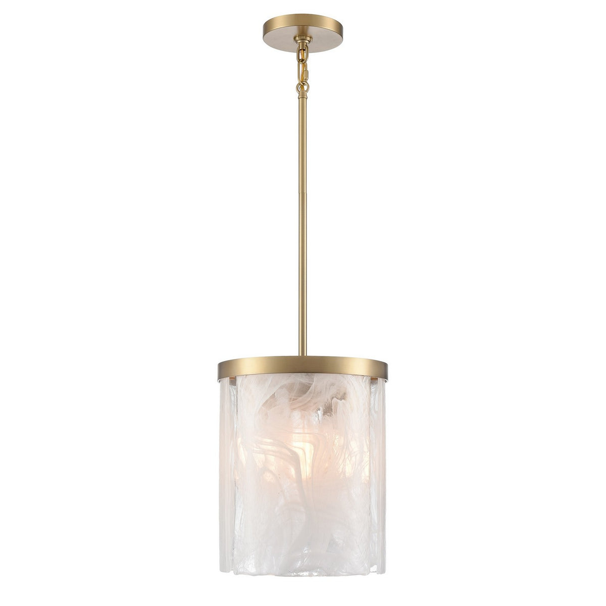 Artcraft - AC12170BR - Three Light Pendant - Skye - Brass