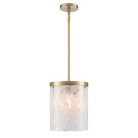 Artcraft - AC12170BR - Three Light Pendant - Skye - Brass