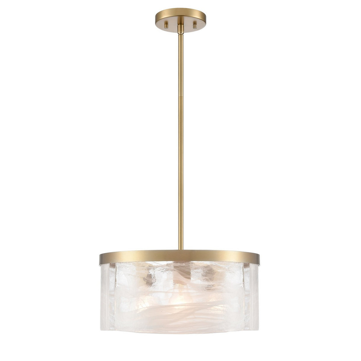 Artcraft - AC12171BR - Three Light Pendant - Skye - Brass