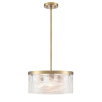 Artcraft - AC12171BR - Three Light Pendant - Skye - Brass