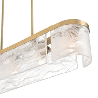 Artcraft - AC12175BR - Six Light Island Pendant - Skye - Brass