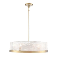 Artcraft - AC12176BR - Six Light Chandelier - Skye - Brass