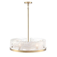 Artcraft - AC12176BR - Six Light Chandelier - Skye - Brass