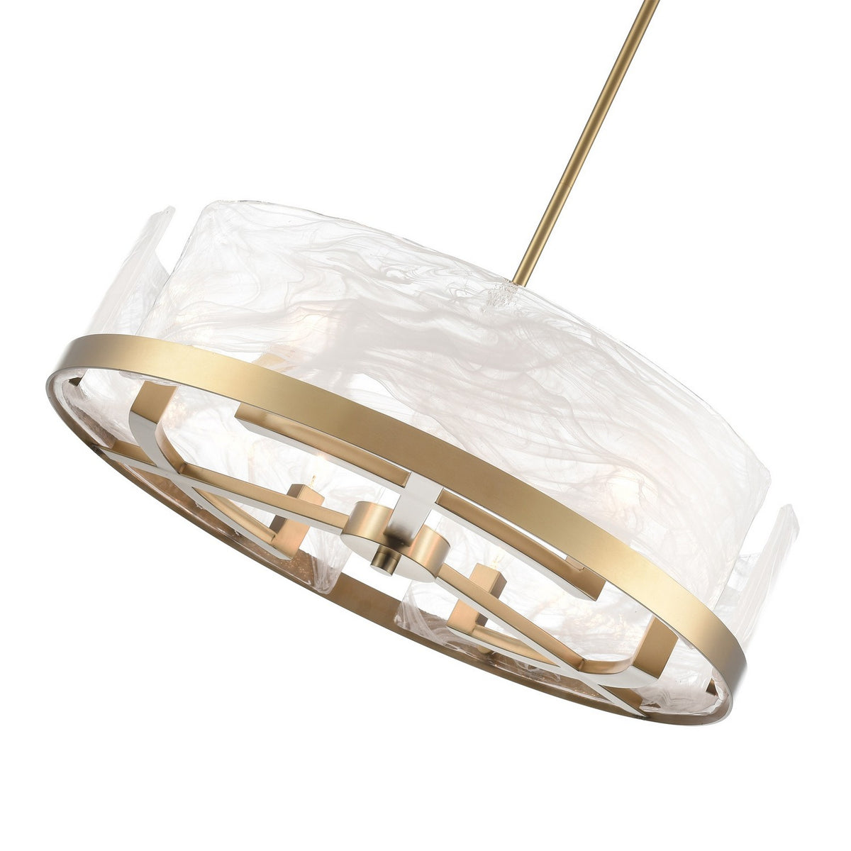 Artcraft - AC12176BR - Six Light Chandelier - Skye - Brass
