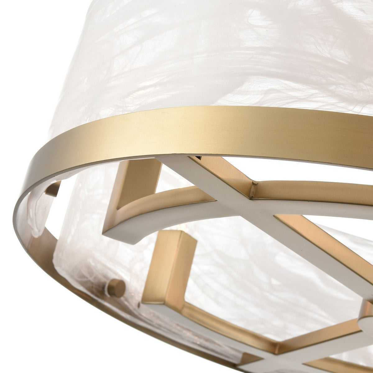 Artcraft - AC12176BR - Six Light Chandelier - Skye - Brass