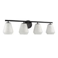 Artcraft - AC12184BK - Four Light Bathroom Vanity - Brooke - Black
