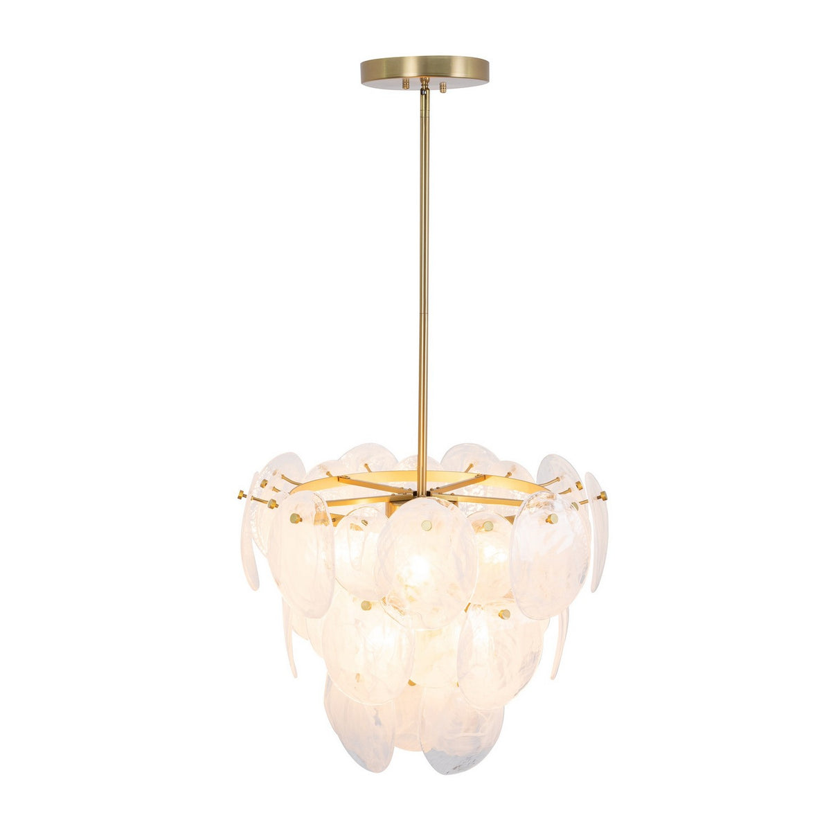 Artcraft - AC12211BR - Eight Light Chandelier - Lily - Brushed Brass