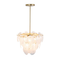 Artcraft - AC12211BR - Eight Light Chandelier - Lily - Brushed Brass