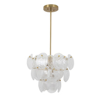 Artcraft - AC12211BR - Eight Light Chandelier - Lily - Brushed Brass