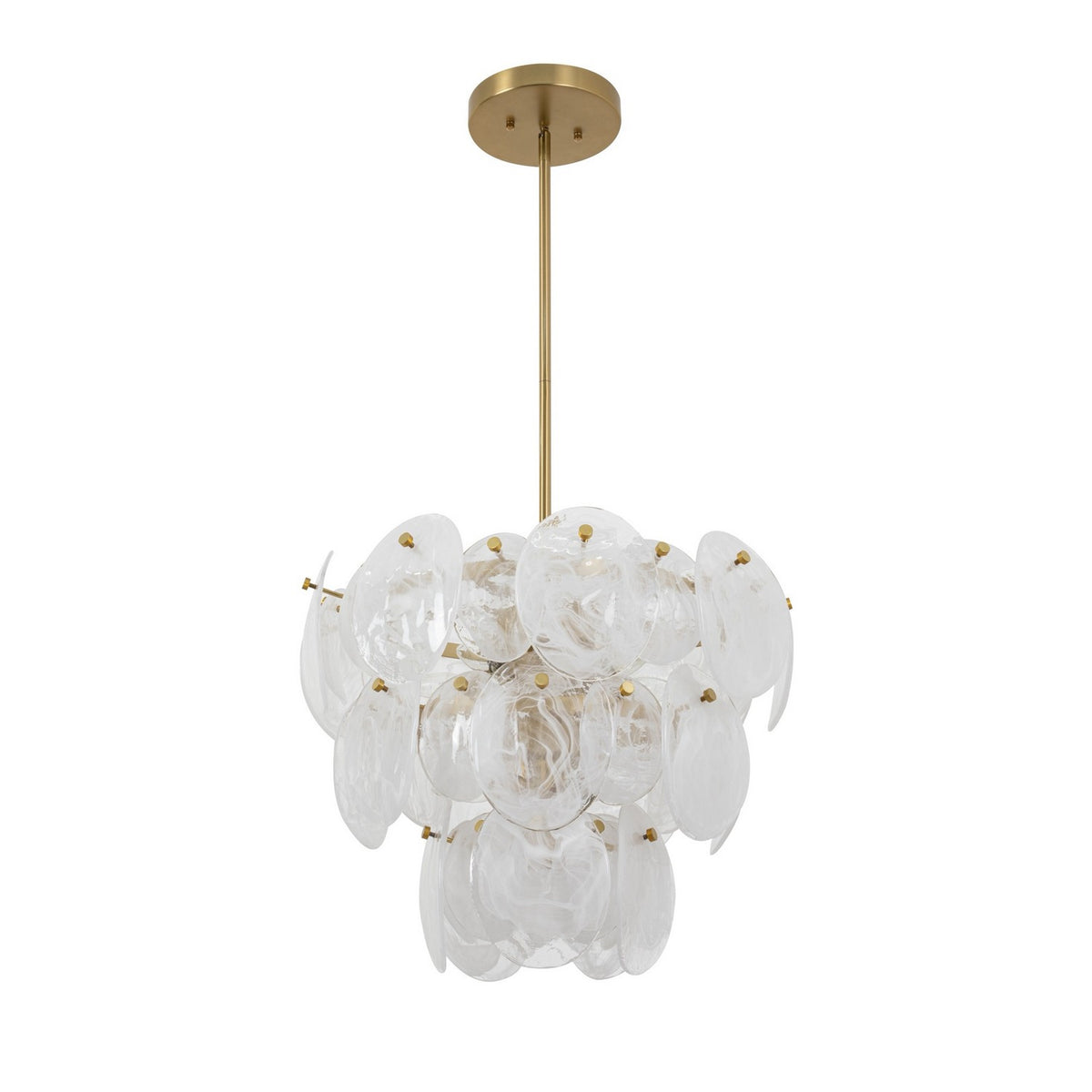 Artcraft - AC12211BR - Eight Light Chandelier - Lily - Brushed Brass