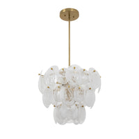 Artcraft - AC12211BR - Eight Light Chandelier - Lily - Brushed Brass
