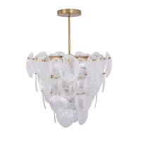 Artcraft - AC12212BR - 13 Light Chandelier - Lily - Brushed Brass