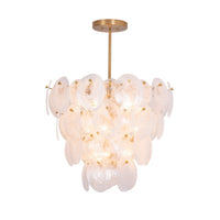 Artcraft - AC12212BR - 13 Light Chandelier - Lily - Brushed Brass