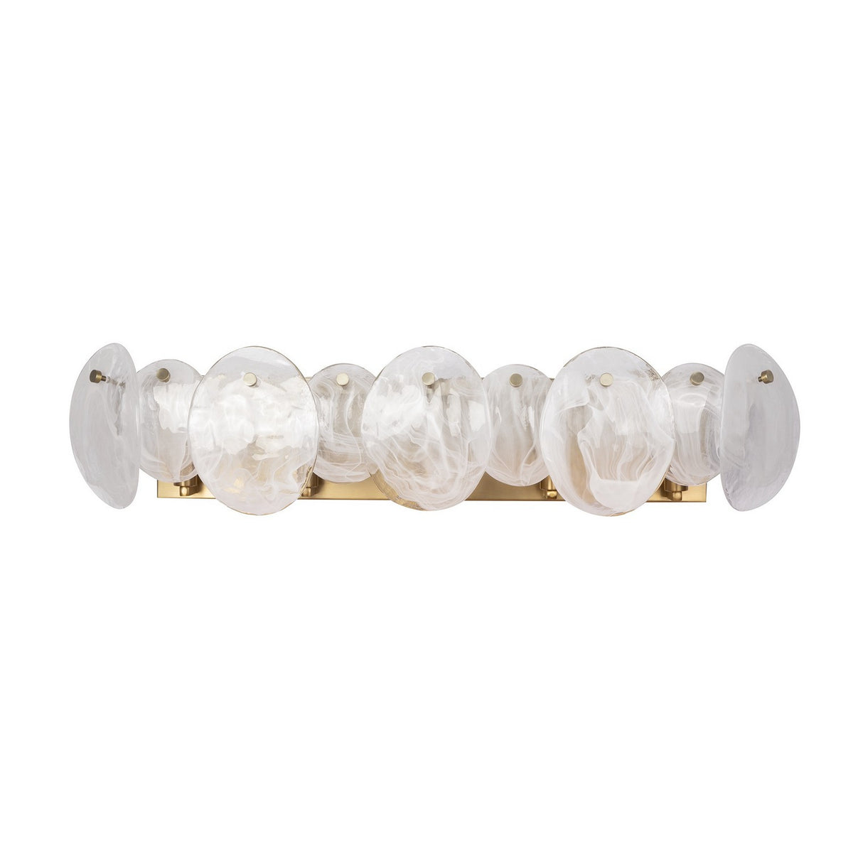 Artcraft - AC12215BR - Five Light Bathroom Vanity - Lily - Brushed Brass