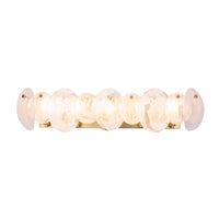 Artcraft - AC12215BR - Five Light Bathroom Vanity - Lily - Brushed Brass