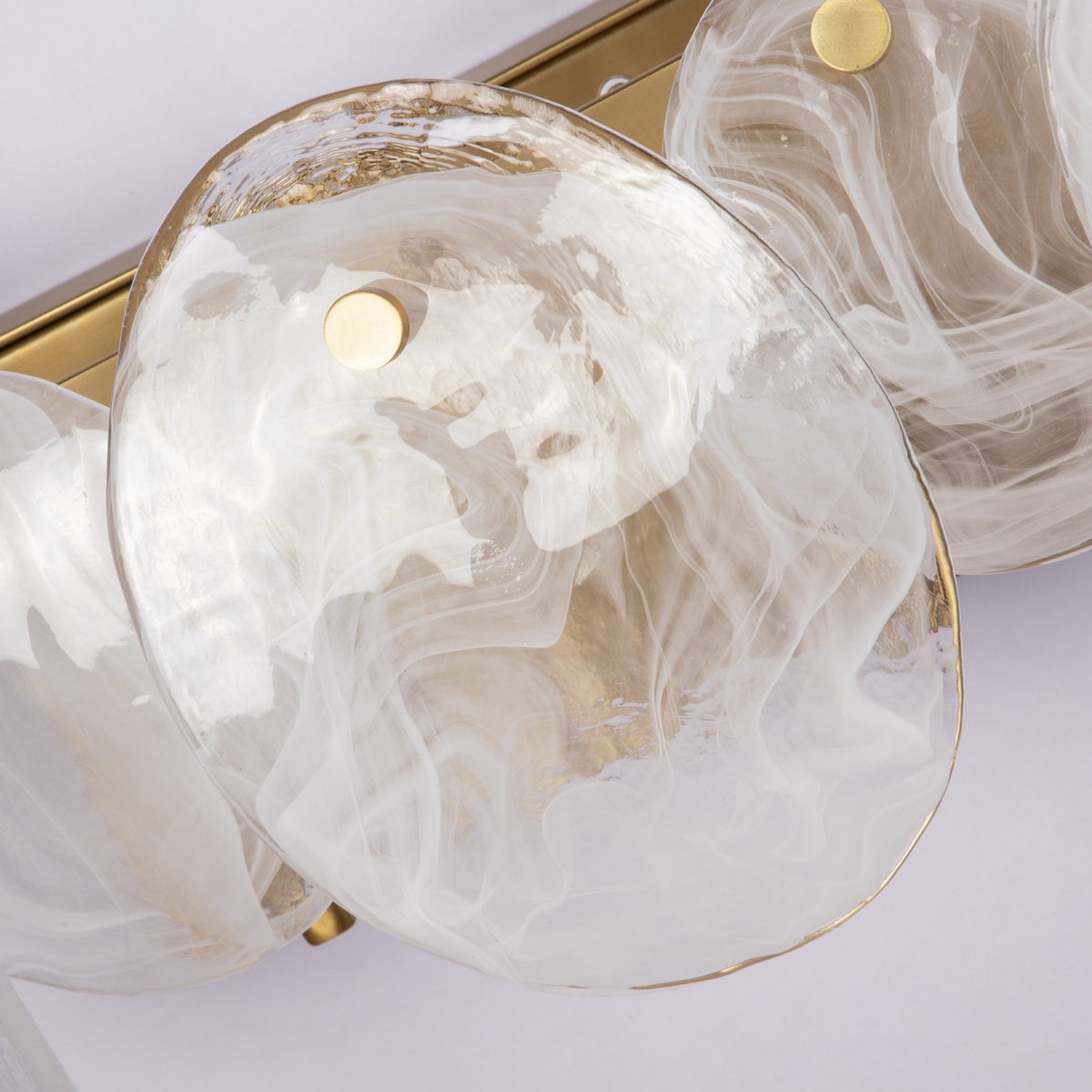 Artcraft - AC12215BR - Five Light Bathroom Vanity - Lily - Brushed Brass