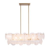 Artcraft - AC12217BR - Seven Light Island Pendant - Lily - Brushed Brass