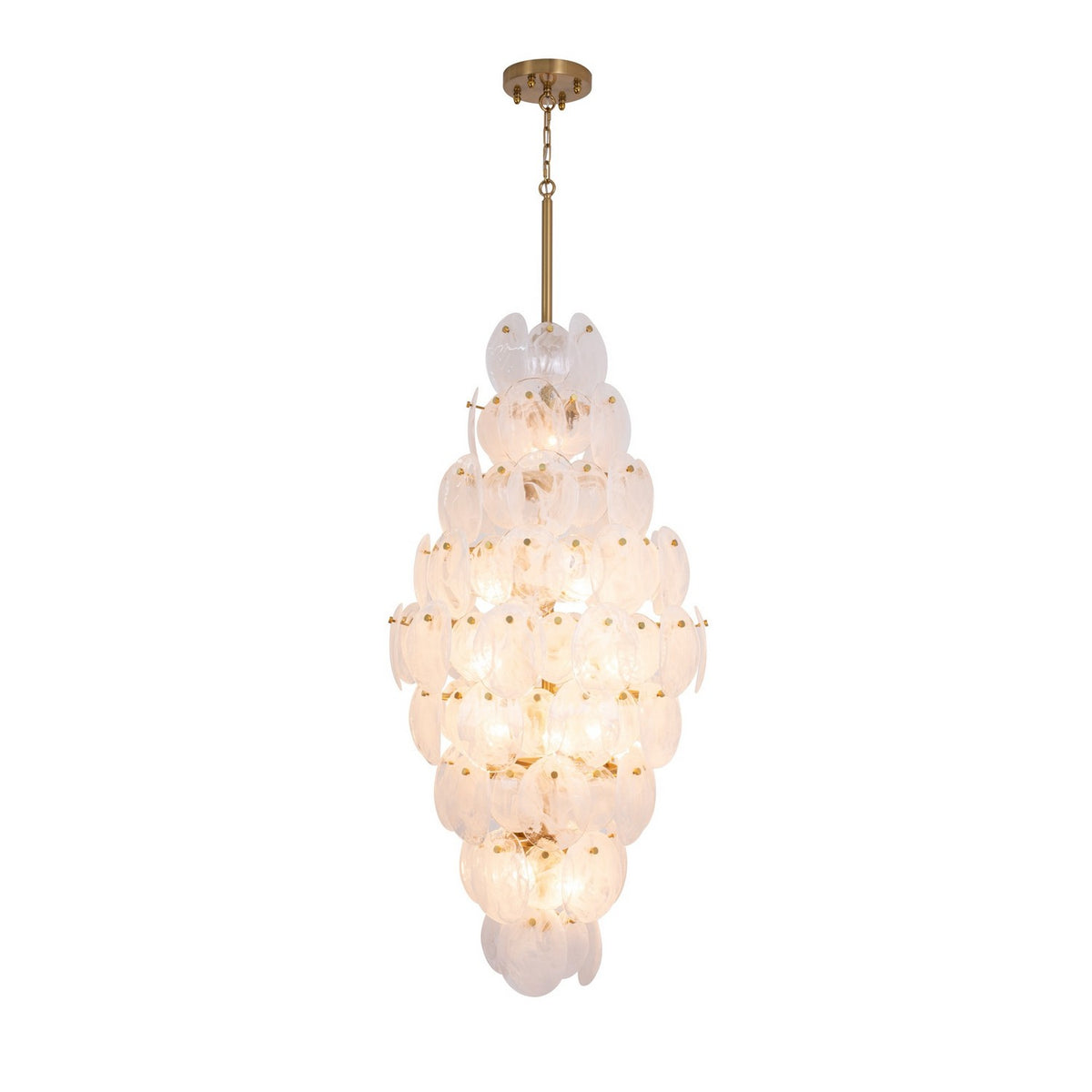 Artcraft - AC12219BR - 15 Light Chandelier - Lily - Brushed Brass