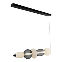 Artcraft - AC7462BK - LED Island Pendant - Ace - Black