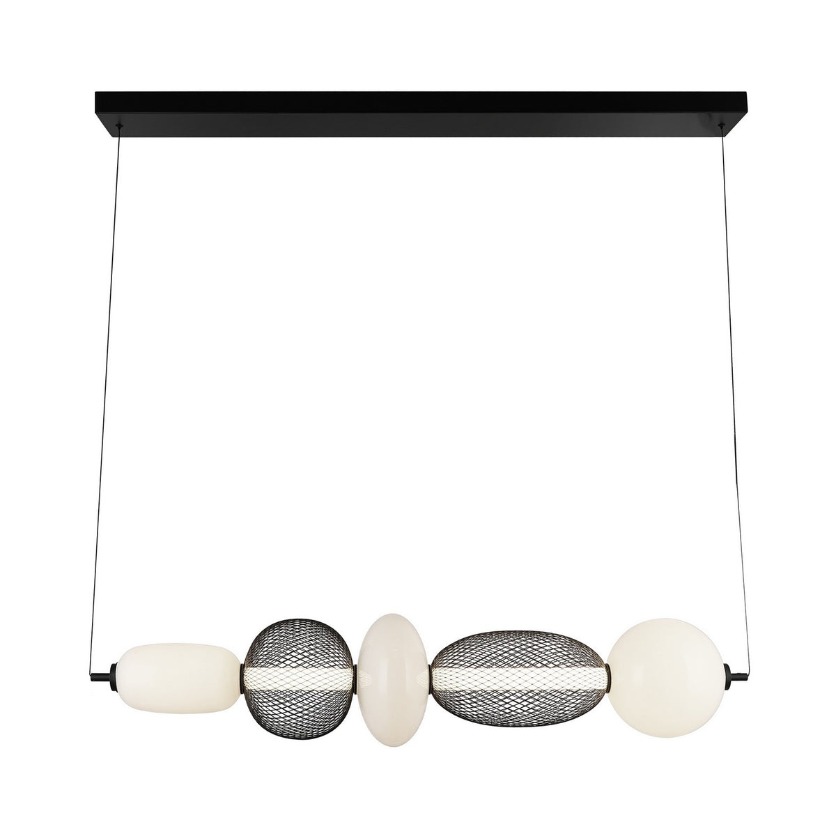 Artcraft - AC7462BK - LED Island Pendant - Ace - Black