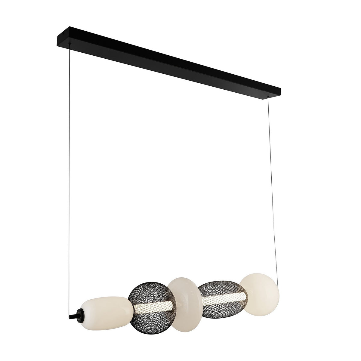 Artcraft - AC7462BK - LED Island Pendant - Ace - Black