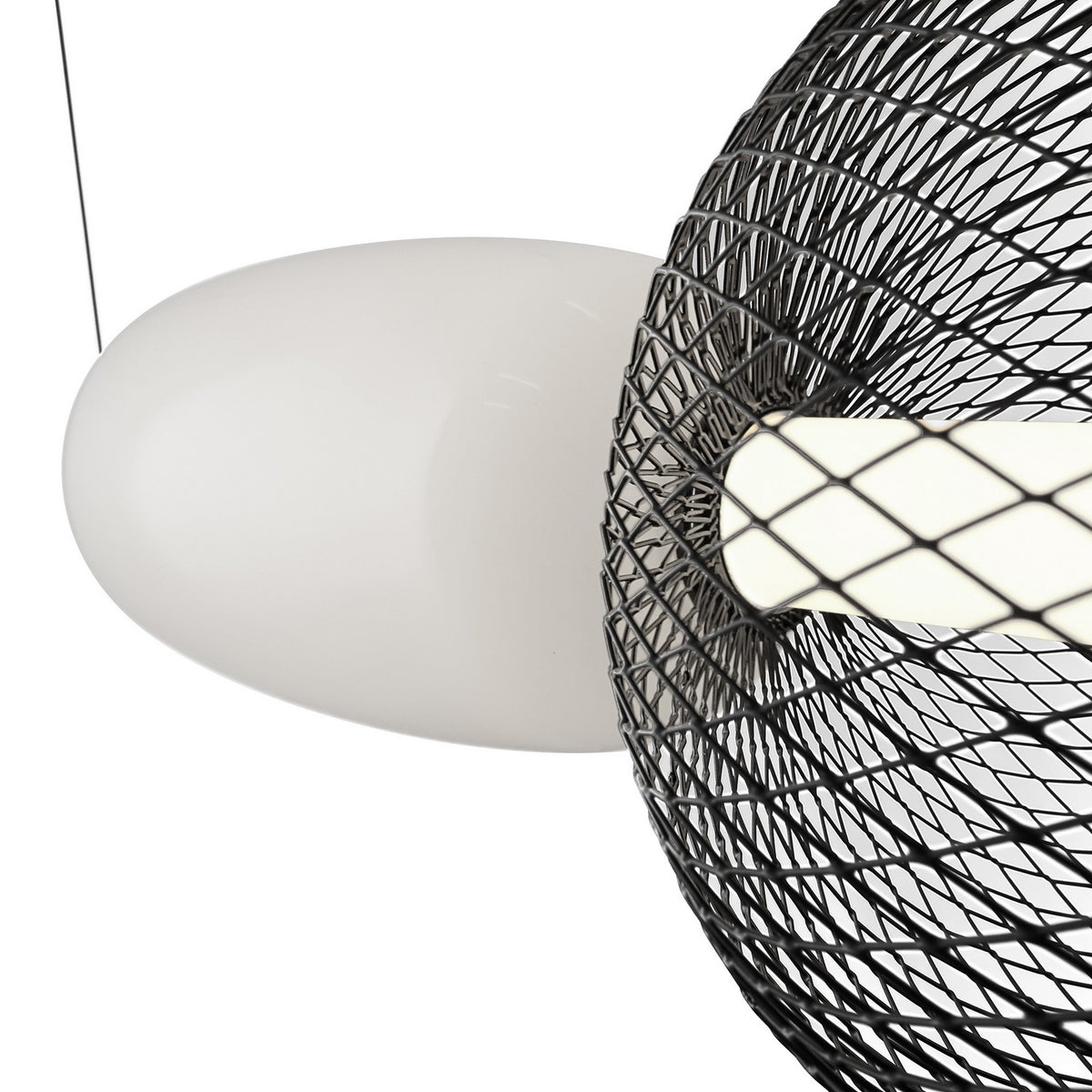 Artcraft - AC7462BK - LED Island Pendant - Ace - Black