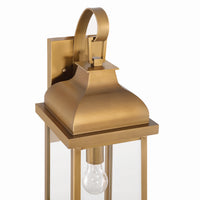 Artcraft - AC8180WB - One Light Outdoor Wall Sconce - Madrid - Weathered Brass