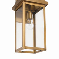 Artcraft - AC8180WB - One Light Outdoor Wall Sconce - Madrid - Weathered Brass