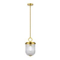 Artcraft - AC12020BR - One Light Pendant - Myla - Vintage Brass