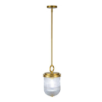 Artcraft - AC12020BR - One Light Pendant - Myla - Vintage Brass