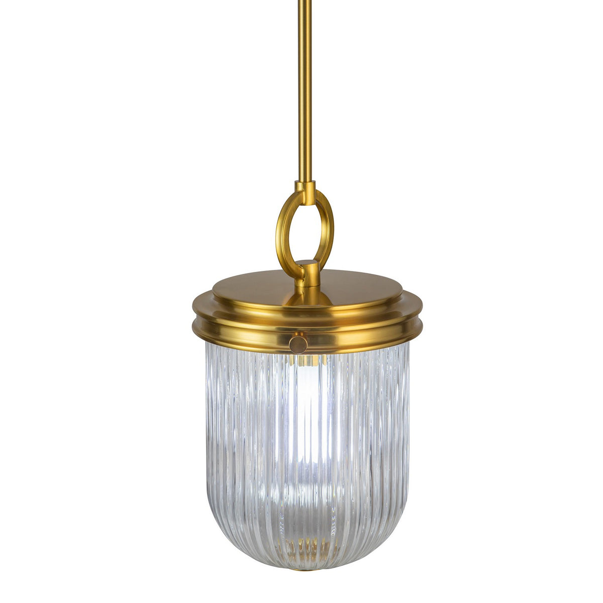Artcraft - AC12020BR - One Light Pendant - Myla - Vintage Brass