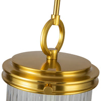 Artcraft - AC12020BR - One Light Pendant - Myla - Vintage Brass