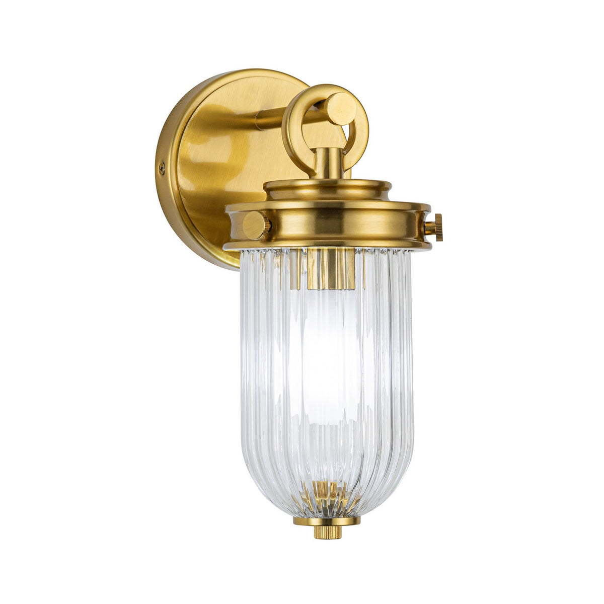 Artcraft - AC12021BR - One Light Wall Sconce - Myla - Vintage Brass