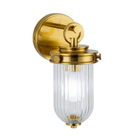 Artcraft - AC12021BR - One Light Wall Sconce - Myla - Vintage Brass