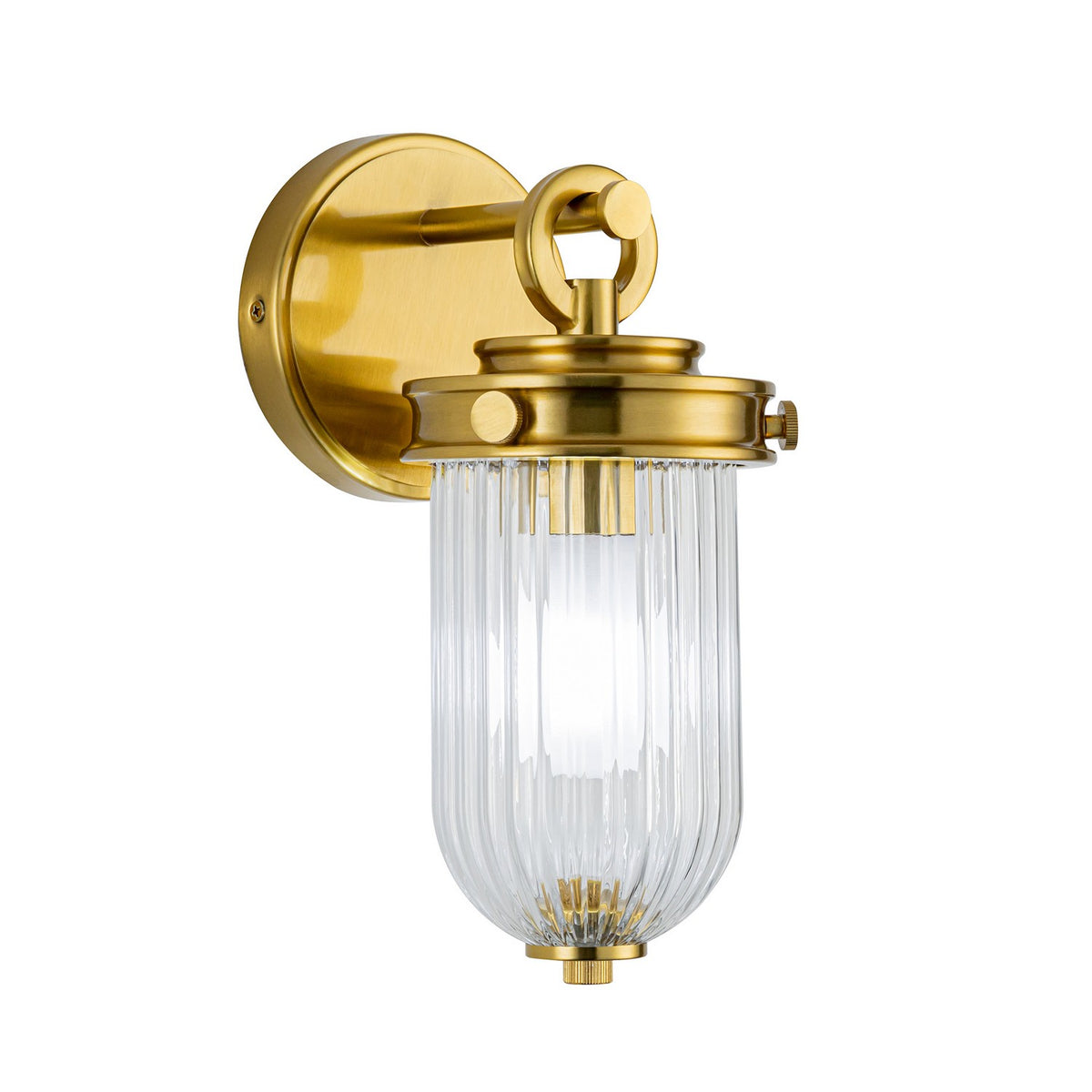Artcraft - AC12021BR - One Light Wall Sconce - Myla - Vintage Brass
