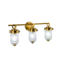 Artcraft - AC12023BR - Three Light Bathroom Vanity - Myla - Vintage Brass