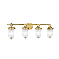 Artcraft - AC12024BR - Four Light Bathroom Vanity - Myla - Vintage Brass