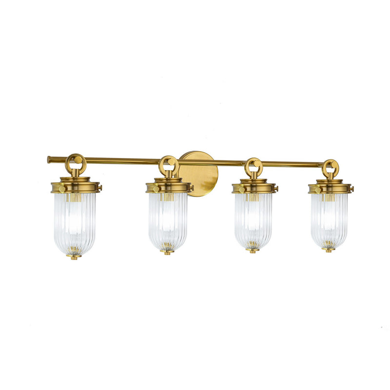 Artcraft - AC12024BR - Four Light Bathroom Vanity - Myla - Vintage Brass