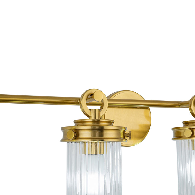 Artcraft - AC12024BR - Four Light Bathroom Vanity - Myla - Vintage Brass