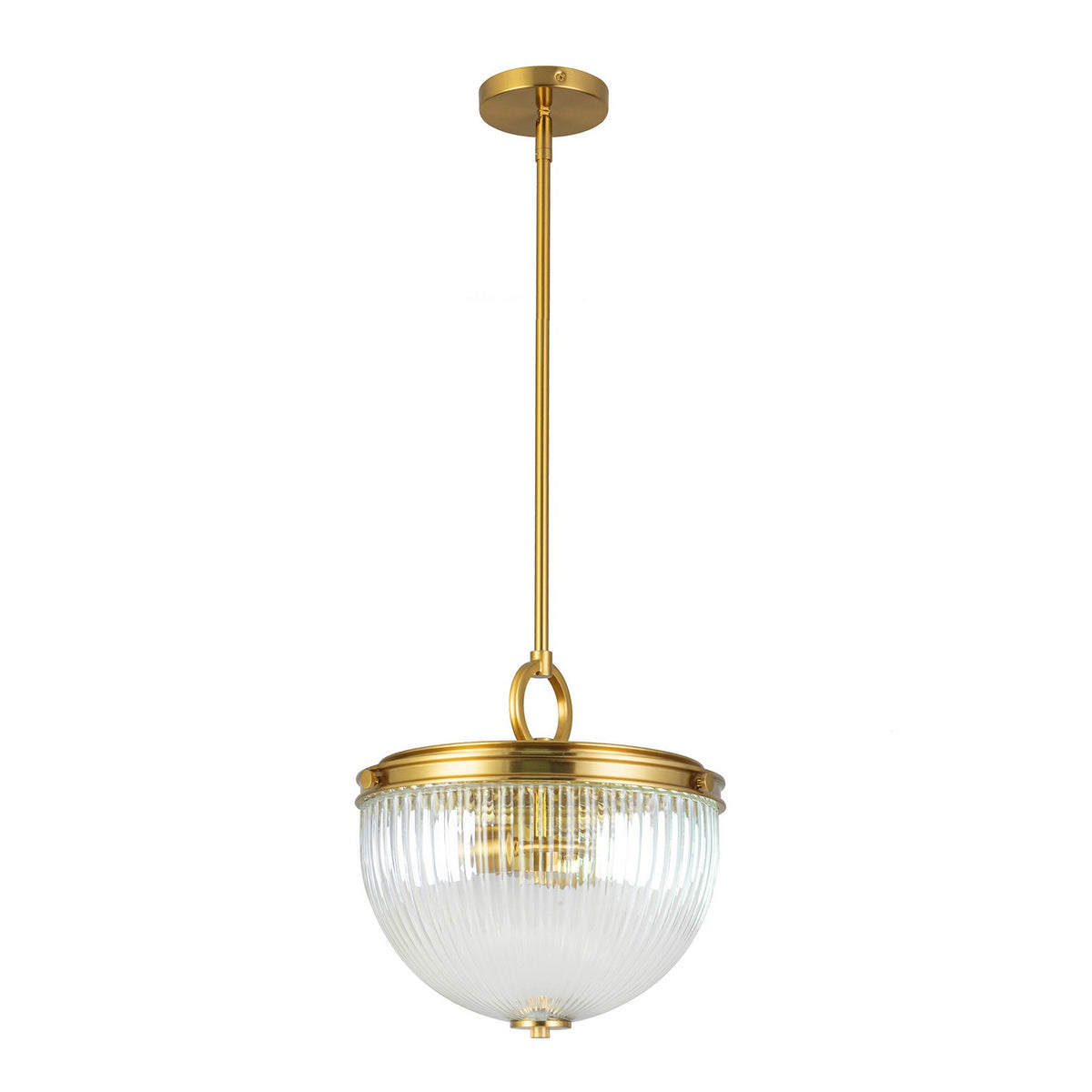 Artcraft - AC12025BR - Two Light Pendant - Myla - Vintage Brass