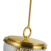 Artcraft - AC12025BR - Two Light Pendant - Myla - Vintage Brass