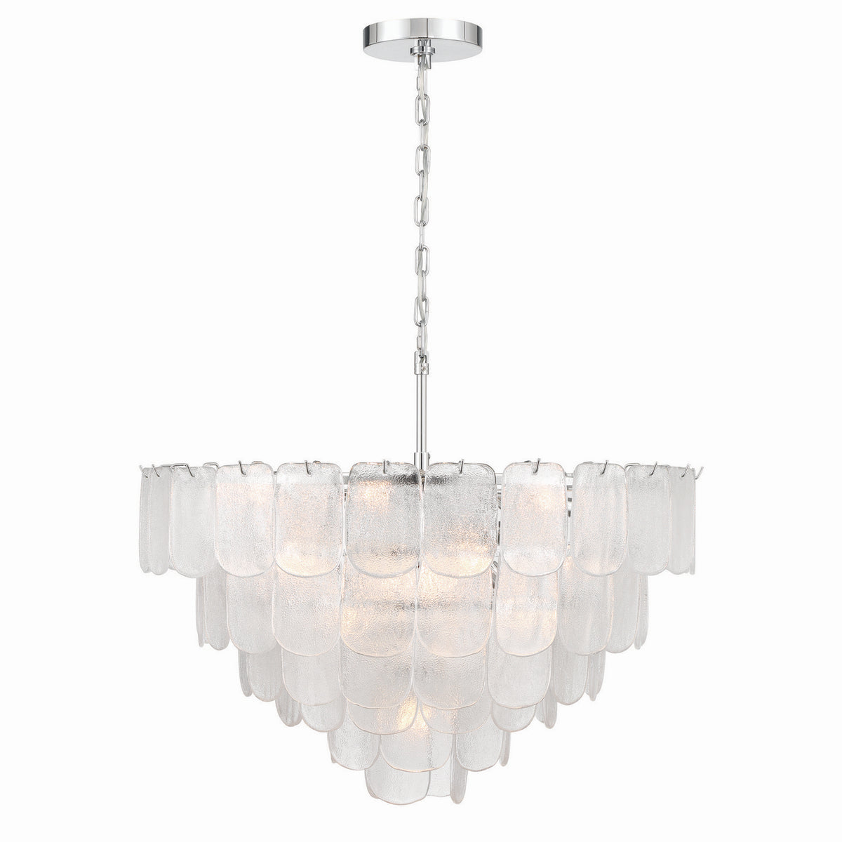 Artcraft - AC12053CR - 19 Light Chandelier - Bianca - Polished Nickel, Crystalline