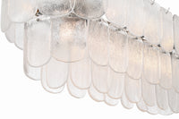 Artcraft - AC12054CR - 12 Light Island Pendant - Bianca - Polished Nickel, Crystalline