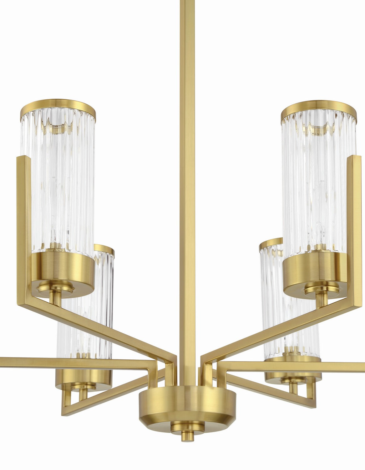 Craftmade - 60126-SB - Six Light Chandelier - Whittley - Satin Brass