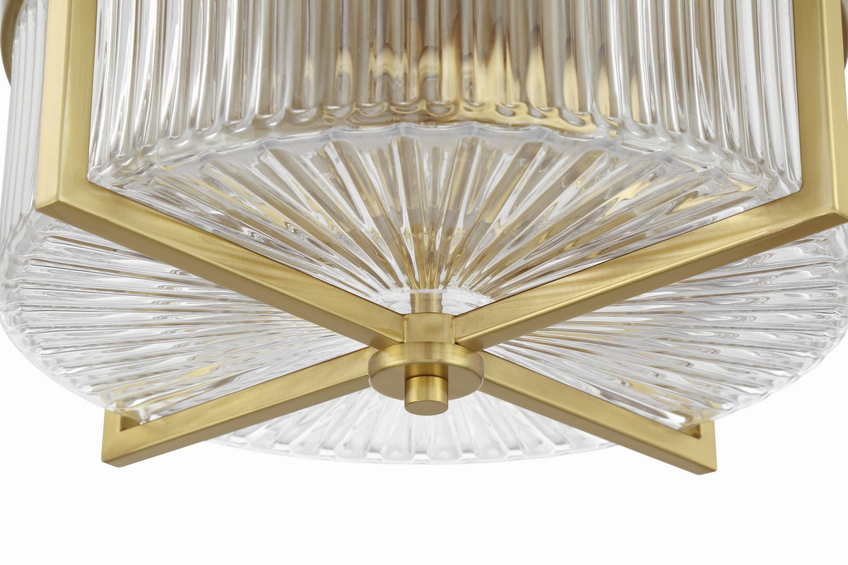 Craftmade - 60183-SB - Three Light Flushmount - Whittley - Satin Brass