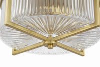 Craftmade - 60183-SB - Three Light Flushmount - Whittley - Satin Brass