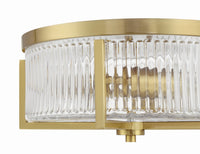 Craftmade - 60183-SB - Three Light Flushmount - Whittley - Satin Brass