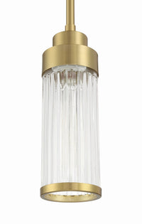 Craftmade - 60191-SB - One Light Mini Pendant - Whittley - Satin Brass